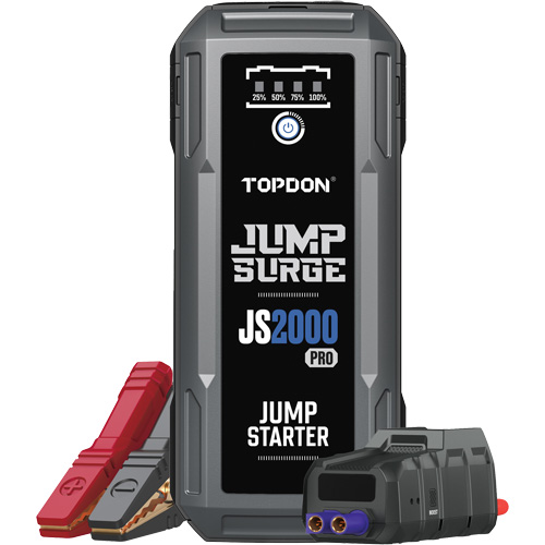 JumpSurge2000Pro 2500 Peak Amp Battery Jump Starter, Power Bank & Flashlight Industrial Sales