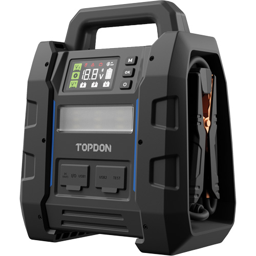 V4500 2-en-1: d&eacute;marreur de secours de 4500 A de pointe, batterie & testeur de syst&egrave;me Industrial Sales