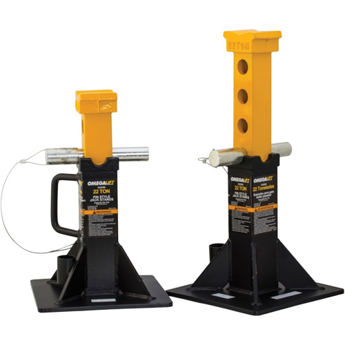 Chandelle robuste, Tige verrouillable, Capacit&eacute; de 22 tonnes, 12-1/4" - 19-7/8" h Industrial Sales