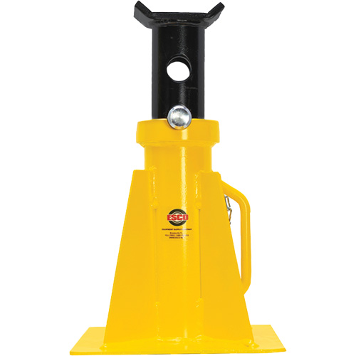 Pin Style Jack Stand, Locking Pin, 25 tons Capacity, 15-3/4" - 26-3/4" H Industrial Sales