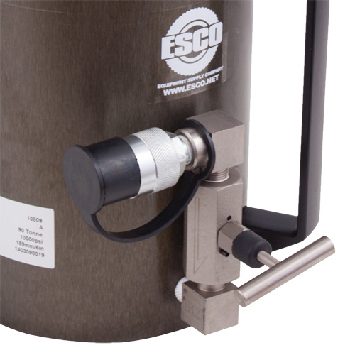 Cric de s&eacute;curit&eacute;, Col verrouillable, Capacit&eacute; de 100 tonnes, 13-37/100" - 19-3/5" h Industrial Sales