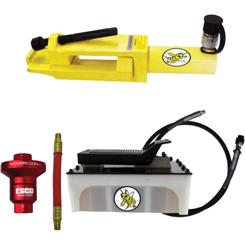 Ensemble de brise-talon pour pneus g&eacute;ants/&eacute;quipement de terrassement Yellow Jackit Industrial Sales