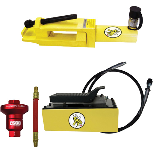 Ensemble de brise-talon pour pneus g&eacute;ants/&eacute;quipement de terrassement Yellow Jackit Industrial Sales