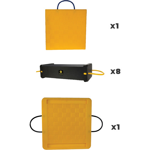 10-Piece CribLok Composite Cribbing System Kit Industrial Sales