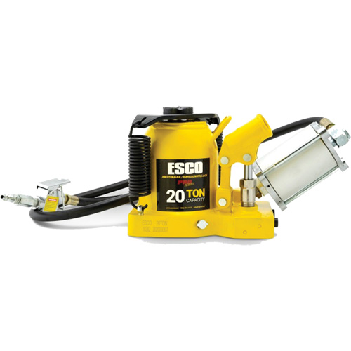 Pro Series “Shorty” Bottle Jack, 20 Ton(s), Air Hydraulic, 12-5/8" Raised Height Industrial Sales