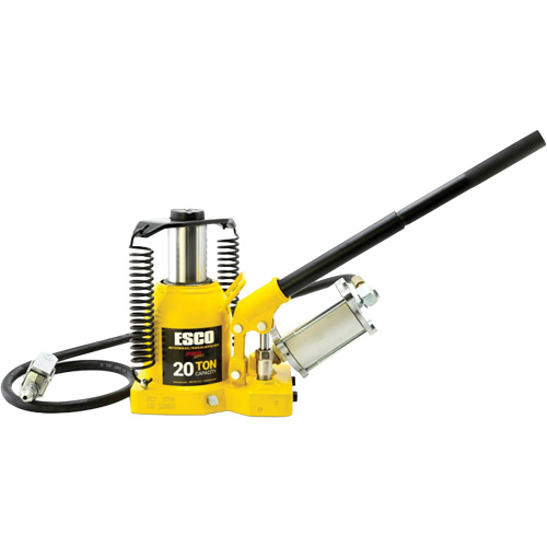 Pro Series “Shorty” Bottle Jack, 20 Ton(s), Air Hydraulic, 12-5/8" Raised Height Industrial Sales