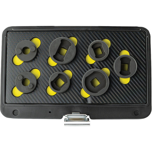 Threaded Leaf Spring Shackle Pin Remover & Installation Master Set, 7 Pieces, 1/2" Drive Size Industrial Sales
