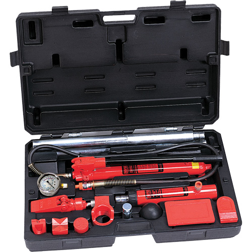 Trousse de r&eacute;paration collision/entretien de capacit&eacute; 10 tonnes avec adaptateurs en fonte Industrial Sales