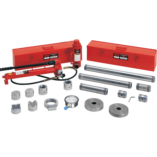 20-Ton Capacity Collision/Maintenance Repair Kit with Forged Adapters Industrial Sales