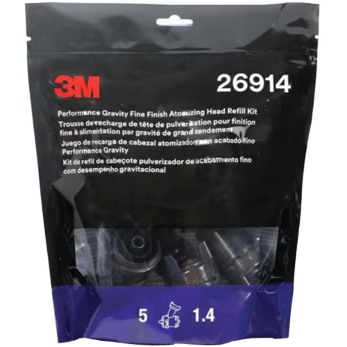 Performance Gravity Fine Finish Atomizing Head - Orange Industrial Sales
