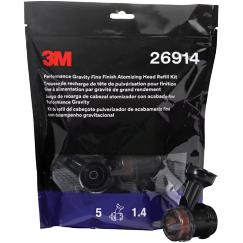 Performance Gravity Fine Finish Atomizing Head - Orange Industrial Sales