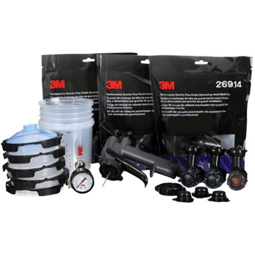 Performance Fine Finish Spray Gun System with PPS Cups, 13 CFM, 29 PSI Industrial Sales