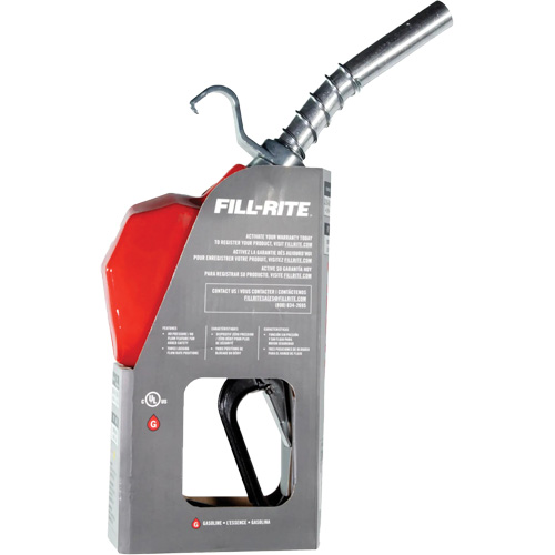 Pistolet de distribution automatique rouge pour essence Industrial Sales