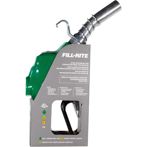 Pistolet de distribution automatique vert pour diesel Industrial Sales
