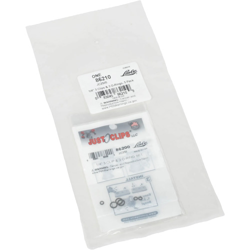 1/4" Clips & O-Rings Set - Bulk Industrial Sales
