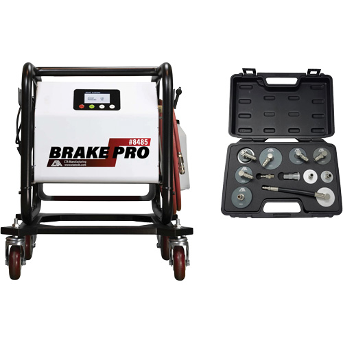 Short Frame Brake-Pro Pressure Brake Bleeder with Adapters Industrial Sales