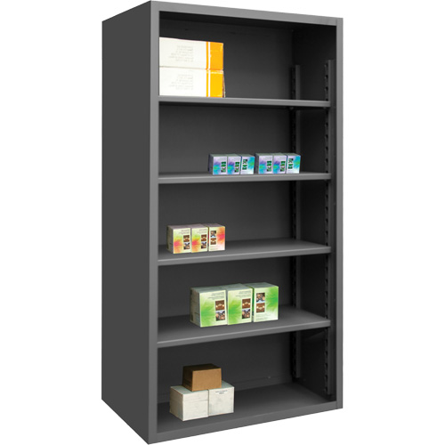 Heavy-Duty Shelving, Steel, Bolted, 850 lbs. Capacity, 48" W x 72" H x 18" D Industrial Sales