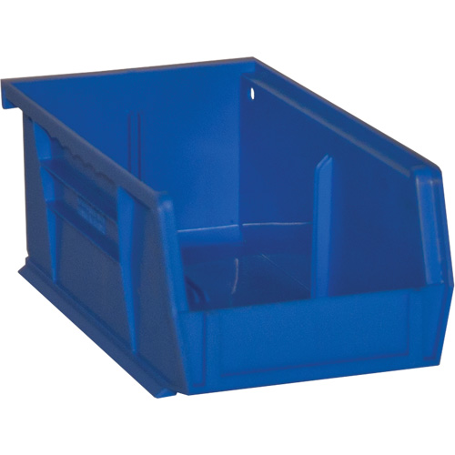Hook-On Bins, 4" W x 3" H x 7" D, Blue, 10 lbs. Capacity Industrial Sales