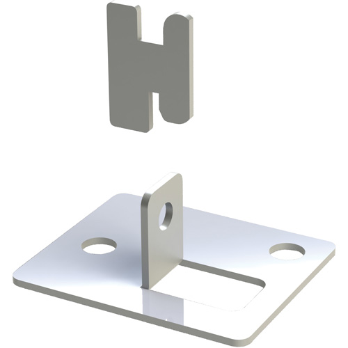 Interlok Boltless Shelving Foot Plate Industrial Sales