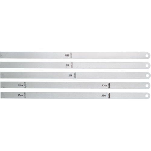 Thickness Gauges or "Feeler" Stock Industrial Sales