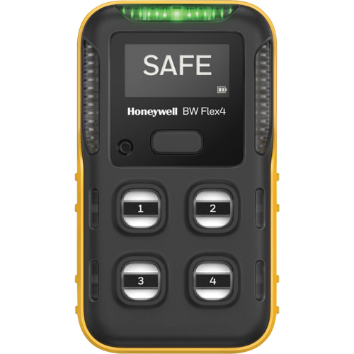 BW Flex Gas Detector, 4 Gas, LEL - H2S - O2 - SO2 Industrial Sales
