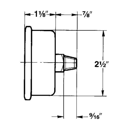 Pressure Gauges, 2-1/2" , 30" Hg-0" Vac., Bottom Mount, Liquid Filled Analogue Industrial Sales