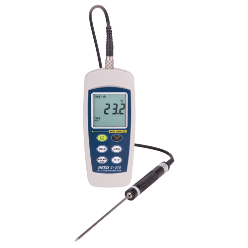 RTD Thermometer, Contact, Digital, -148-572°F (-100-300°C) Industrial Sales