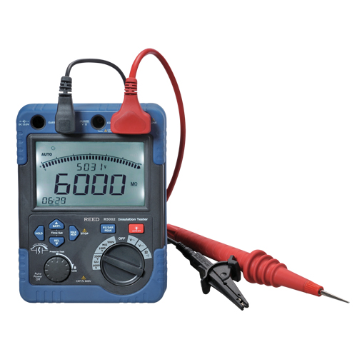 Insulation Resistance Tester with Calibration Certificate, Digital Industrial Sales