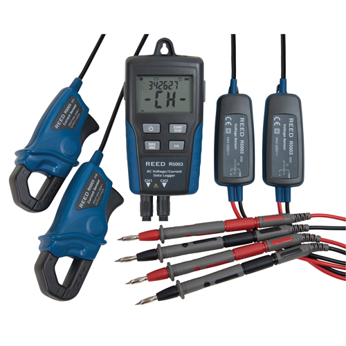 Voltage/Current Data Loggers, 10 V - 600 V, Display Alert Industrial Sales