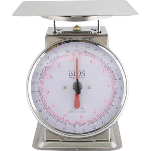 Top Loading Scale, 25 lbs. 12 kg Cap., 0.125 lbs. / 50 g Graduations Industrial Sales