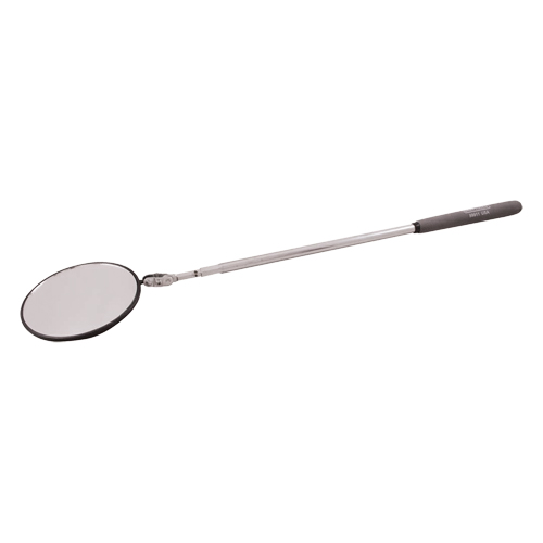 Inspection Mirror, Circular, 3-3/4" L x 3-3/4" W, Telescopic Industrial Sales