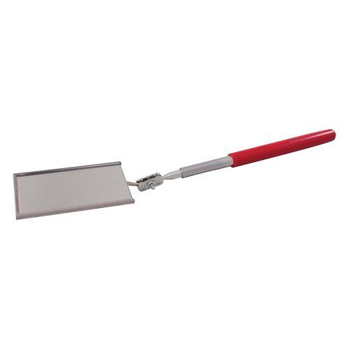 Inspection Mirror, Rectangular, 3-1/2" L x 3-1/2" W, Non Telescopic Industrial Sales