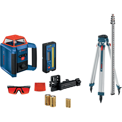 Revolve2000 Self-Leveling Horizontal Rotary Laser Kit, 2000' (609.6 m), 670 Nm Industrial Sales