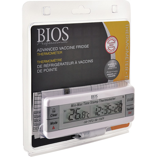 Vaccine Thermometer, Contact, Digital, -50-70°F (-58-158°C) Industrial Sales