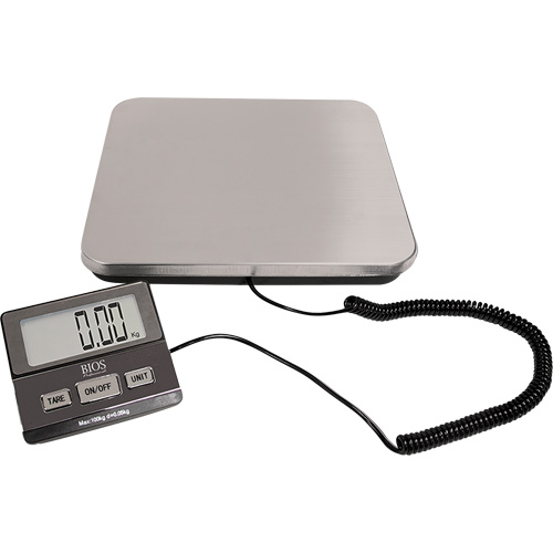 Digital Receiving Scale, 220 lbs. Cap., 1 lbs. Graduations Industrial Sales