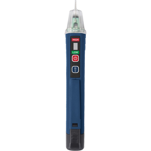 Non-Contact AC Voltage Detector with Flashlight, 24 V - 1000 V/90 V - 1000 V, Light & Sound Alert Industrial Sales