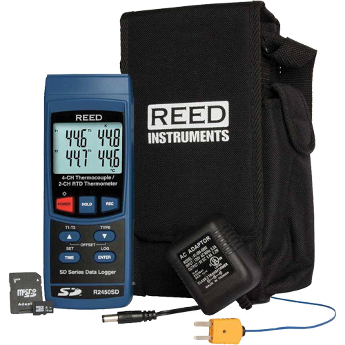 Data Logging Thermometer with Oven/Freezer Thermocouple Probes Industrial Sales