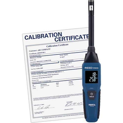 Thermo-hygrom&egrave;tre Bluetooth Smart Series avec certificat ISO, 0,0% - 100% RH, -4°- 140° F (-20° - 60° C) Industrial Sales