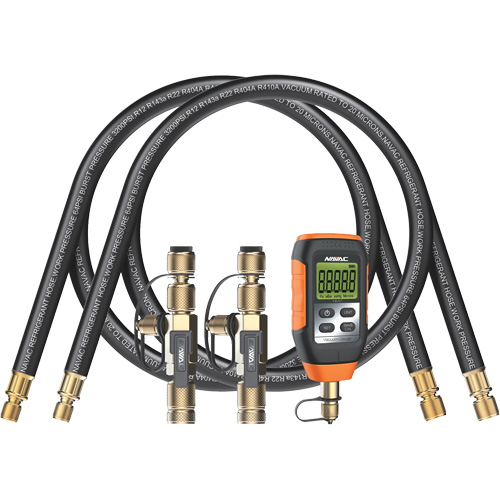Rapid Evacuation Kit with Hoses, Core Tools, & Micron Gauge Industrial Sales