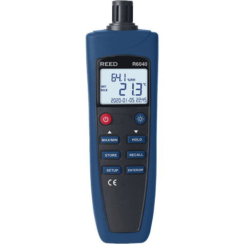 Psychrom&egrave;tre/Thermohygrom&egrave;tre, 0% - 99,9% HR, -4°- 158° F ( -20° - 70° C ) Industrial Sales