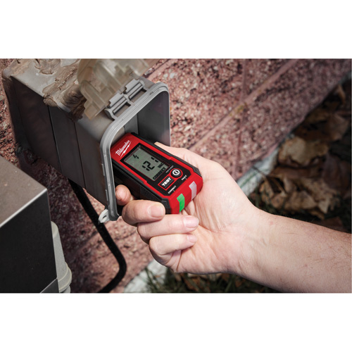 Voltage Detector with LED & GFCI Receptacle Tester Kit, 50 V - 1000 V, Display & Sound Alert Industrial Sales