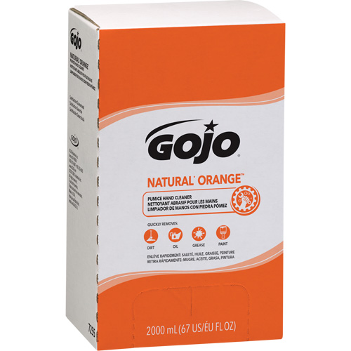 Nettoyant &agrave; mains Pro TDX 2000 Natural Orange, Pierre ponce, 2 L, Recharge, Agrumes/Orange Industrial Sales