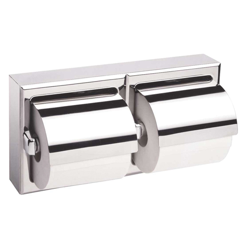 Two-Roll Toilet Paper Dispenser with Hoods, Multiple Roll Capacity Industrial Sales