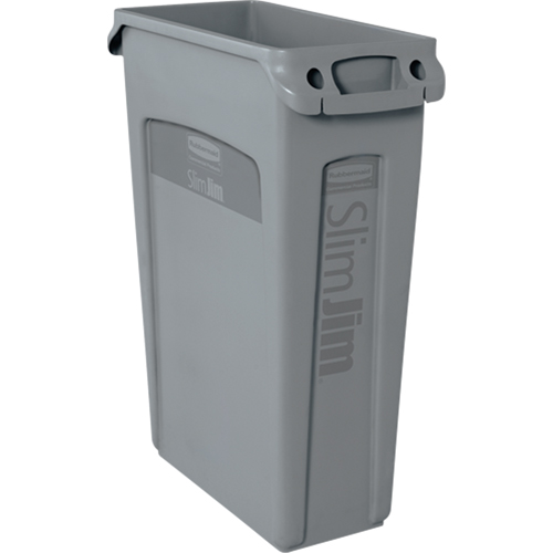 Slim Jim&reg; Container with Venting Channels, Plastic, 23 US gal. Industrial Sales