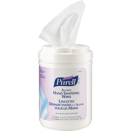 Alcohol Hand Sanitizing Wipes, Canister Industrial Sales