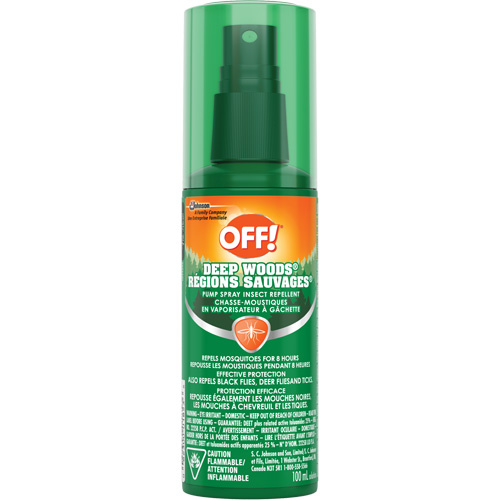 OFF! Deep Woods&reg; Insect Repellent, 25% DEET, Spray, 100 ml Industrial Sales