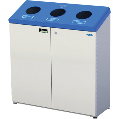 Stand Alone Recycling Stations, Bulk, Steel, 53.1 US Gal. Industrial Sales