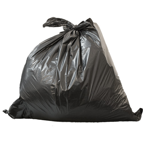 Garbage Bags, Oxo-Degradable, 38" L x 30" W, 0.8 mil Thick Industrial Sales