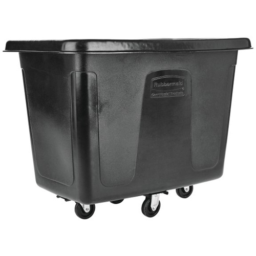 Bulk Cube Truck, Polyethylene, 42-13/16" L x 28" W x 33" H, 12 cu.ft. Volume, 400 lbs. Capacity Industrial Sales