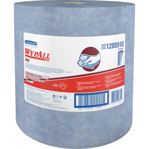 X90 Jumbo Roll Wipers, Heavy-Duty, 12-1/5" L x 12-2/5" W Industrial Sales